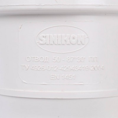 Sinikon 504035.K КОМФОРТ Отвод D 050 x 87