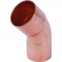 Sanha  5040 отвод 45° ВП-НП, медь 35, для медных труб под пайку