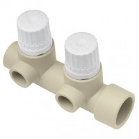 Ekoplastik  ППР коллектор двойной с термостатическими вентилями 32 - 20 Ekoplastik  ППР коллектор двойной с термостатическими вентилями 32 - 20