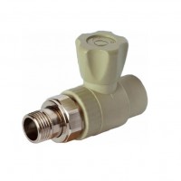 Политэк 9999012512 Политэк 25х1/2 Кран шаровой для радиатора прямой для полипропиленовых труб под сварку (цвет белый) Политэк 9999012512 Политэк 25х1/2 Кран шаровой для радиатора прямой для полипропиленовых труб под сварку (цвет белый)