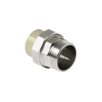 Pro Aqua PA21008G Pro Aqua d=20-1/2 PP-R Муфта комбинированная разъемная (американка) НР Серая
