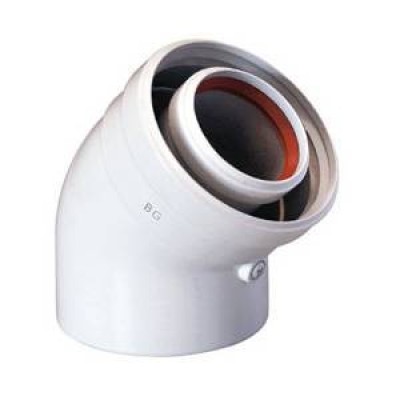 Baxi  KHG (New) Коаксиальный отвод 45 (Main/Eco3/Compact))