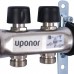 Uponor Smart S коллектор с расходомерами стальной, выходы 2X3/4 Евроконус