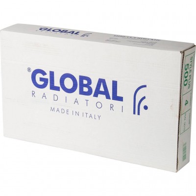 Global STYLE PLUS 500 4 секции радиатор биметаллический боковое подключение (белый RAL 9010)