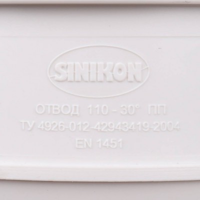 Sinikon 504051.K Отвод D 110 x 30гр