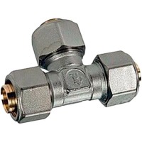 Тройник МП латунь обжим R564AM Дн 32 Giacomini R564MX126