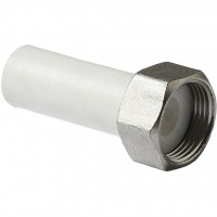 Pro Aqua PA70016G Pro Aqua d=32-1.1/4 PP-R Штуцер с накидной гайкой Серый