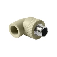 Pro Aqua PA27012PG Pro Aqua d=25-1/2 PP-R Угольник комбинированный НР Серый