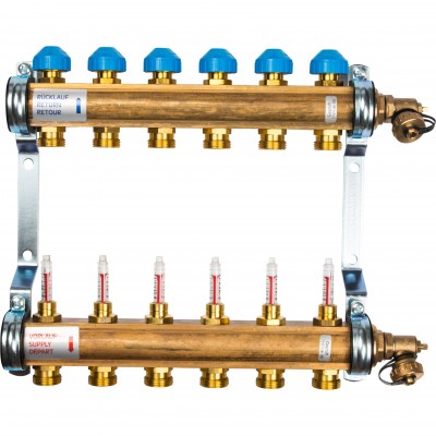 Watts  Коллектор с расходомерами HKV/T-6