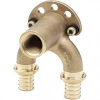 REHAU RAUTITAN Фитинги Проточный настенный угольник 16/16-Rp 1/2 длинный RX+ для труб из сшитого полиэтилена
