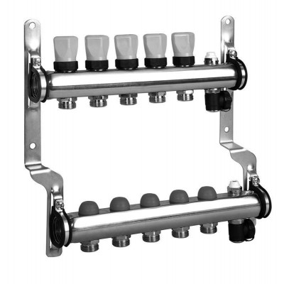 Meibes  распределительный коллектор из нержавеющей стали 1``ВР 5