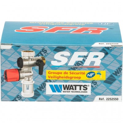 Watts SFR 3/4" Группа безопасности для электронагревателей, 7 бар