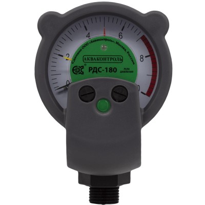 Реле давления воды EXTRA Акваконтроль РДС-180 (1,5 кВТ; G1/2"; 3 мин)