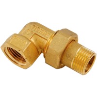 TIEMME  Уголок трехкомпонентный с уплотнительным кольцом 1 1/4 x1 1/4