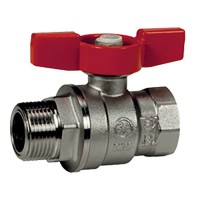 Кран шаровой латунь хром R854 Ду 20 Ру35 ВР/НР полнопроходной бабочка Giacomini R854X024 Кран шаровой латунь хром R854 Ду 20 Ру35 ВР/НР полнопроходной бабочка Giacomini R854X024