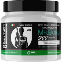 Mr. Bond QS® Mr.Bond® 900 Крем-смазка для монтажа пластиковых труб ПВХ, 400г,