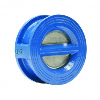 FAF Valve 2350100 Клапан обратный двухстворчатый межфланцевый FAF 2350 Ду 100, Ру 16, корпус-чугун, створки - нерж. сталь, уплотнение - EPDM