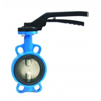 FAF Valve 3550080 Затвор поворотный дисковый межфланцевый  FAF 3550, Ду 080, Ру 16, с рукояткой, корпус-чугун, диск - чугун GGG50, уплотнение - EPDM