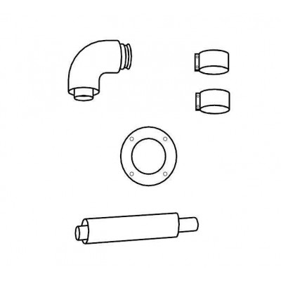 Vaillant  Комплект д/подкл.концен.системы к дымох.