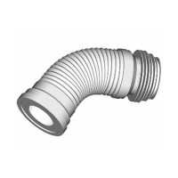 Sinikon ZH.450 Патрубок для унитаза гофрированный белый D 110 L = 450 Sinikon ZH.450 Патрубок для унитаза гофрированный белый D 110 L = 450