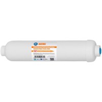 AquaFilter  Линейный постфильтр с активированным углём из скорлупы кокосовых орехов,  быстроразъёмное соединение John Guest AICRO-QC