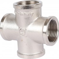 STOUT Крестовина ВВ никелированная 3/4 STOUT Крестовина ВВ никелированная 3/4