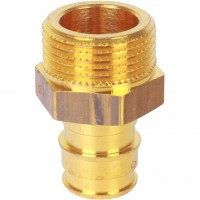 Uponor Q&E штуцер с наружной резьбой 20-G3/4 НР