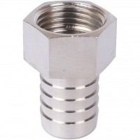 STOUT  Штуцер ВР никелированный 1/2 x18