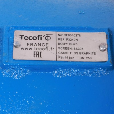 Tecofi Фильтр сетчатый чугун F3240N Ду250 Ру16 фл Tmax=300 F3240N-0250 Tecofi