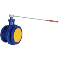 ZETKAMA  565A125C09 ZETKAMA Кран шаровой чугун 565A Ду125 Ру16 фл рукоятка Тмакс=150