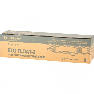 25502 UNIPUMP Погружной насос ECO FLOAT-2 с попл. выкл., 410Вт