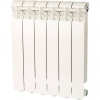 Global ISEO 500 13 секций радиатор алюминиевый боковое подключение (белый RAL 9010)