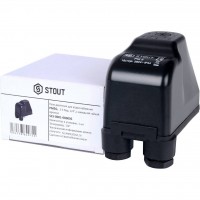 STOUT SCS-0001 Реле давления для водоснабжения PM5G,  1-5 бар, 1/4", с накидной гайкой.
