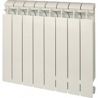 Global STYLE PLUS 500 8 секций радиатор биметаллический боковое подключение (белый RAL 9010)