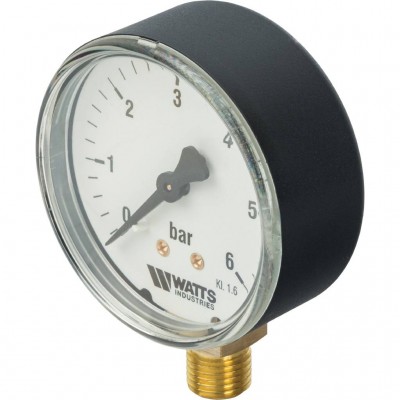 Watts  Манометр F+R200(MDR) 63/6(1/4",0-6ар)