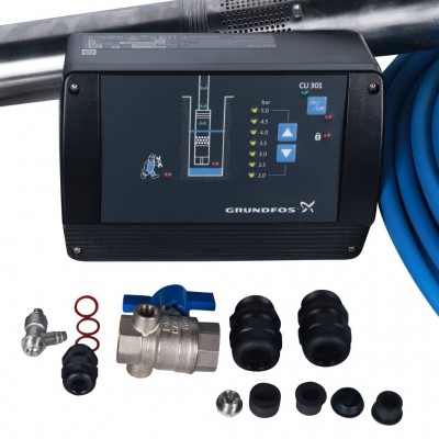 Grundfos К-т для поддержания постоянного давления с насосом SQE 2-115 с каб. 80 м