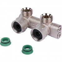 Meibes  Перекрестный узел подключения Тип E2/50 угловой, 3/4"BPx3/4"HP