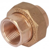 Viega  3330 Разъемное соединение ВР с плоским уплотнением, 3/4, бронза