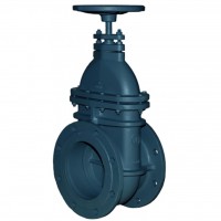 2109 Задвижка фланцевая DN200 PN10 EN-GJS-400-15 нерж.сталь JAFAR