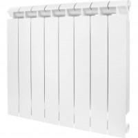 Global STYLE EXTRA 500 8 секций радиатор биметаллический нижнее правое подключение (белый RAL 9010) Global STYLE EXTRA 500 8 секций радиатор биметаллический нижнее правое подключение (белый RAL 9010)