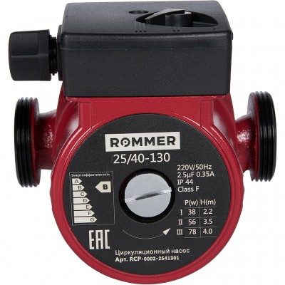 Циркуляционный насос Rommer 25/40-130