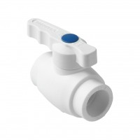 Pro Aqua PA40512 Pro Aqua d= 32 PP-R Шаровой кран полнопроходной Prime Белый