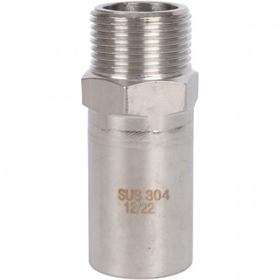 ROMMER RSS-0024-002834 Вставка переходная НПр-НР, 28х3/4, из нержавеющей стали прессовой