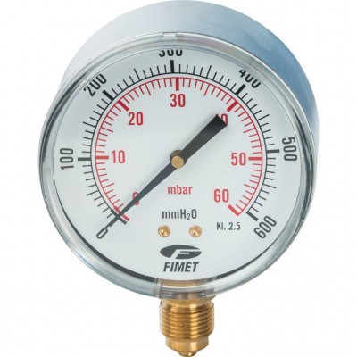 Watts Манометр газов.FR260(MG) 80/6(3/8",60мбар)