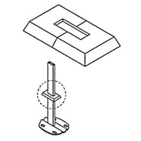Kermi ZB01190001 (ZHERKR30WEI)(ZAERKR30WEI) Kermi Розетка прямоугольная для напольных креплений Kermi ZB01190001 (ZHERKR30WEI)(ZAERKR30WEI) Kermi Розетка прямоугольная для напольных креплений