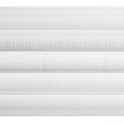 STOUT Space 350 14 секций радиатор биметаллический боковое подключение RAL9016