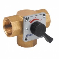 Cimberio Кран шаровой трехходовой смесительный 683 3/4 полнопроходной с ручн. управлением PN16 ВВВ Cimberio Кран шаровой трехходовой смесительный 683 3/4 полнопроходной с ручн. управлением PN16 ВВВ