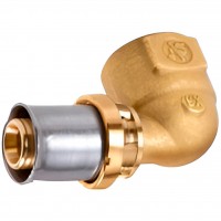 Угольник МП/PE-X латунь пресс RM129 Дн 63х2 1/2 х90гр ВР Giacomini RM129Y098 Угольник МП/PE-X латунь пресс RM129 Дн 63х2 1/2 х90гр ВР Giacomini RM129Y098