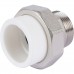 Политэк Политэк White fittings 40х1 1/4 Муфта разъемная с наружной резьбой для полипропиленовых труб под сварку (цвет белый)