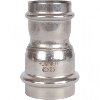 ROMMER RSS-0018-004235 Муфта переходная, 42х35, из нержавеющей стали прессовой